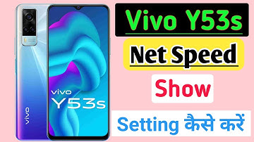 vivo y53s net speed show/Vivo 53s me net speed kaise dekhe/network speed setting