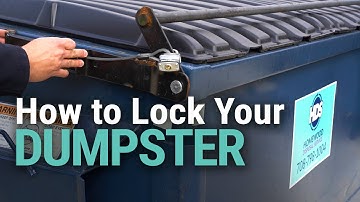 How Do I Lock My Dumpster?