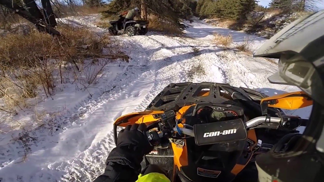 ATV WINTER RIDE 2 YouTube