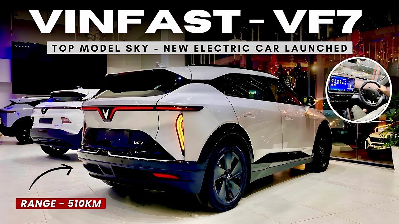 2025 ALL NEW VINFAST VF7 TOP MODEL SKY ❤️ NEW ELECTRIC CAR LAUNCH IN INDIA 🇮🇳 