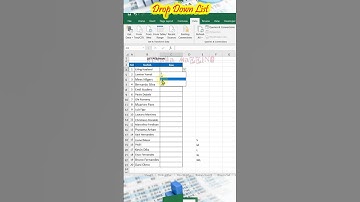 Drop Down List di Excel  #belajarexcel #tipsexcel