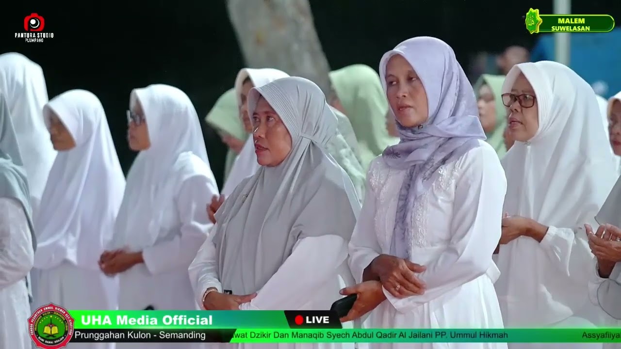 Mahalul Qiyam pengajian rutin malam suwelasan & peringatan isra' mi'raj PP Ummulhikmah Asysyafiiyah