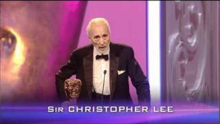 Sir Christopher Lee  Bafa 2011 (Orange British Academy Film and Televisions Awards)