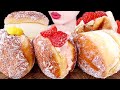 ASMR MUKBANG｜CREAM DOUGHNUT, CREAM WAFFLE 노티드 도넛 *크림도넛, 크로플 EATING SOUNDS 먹방