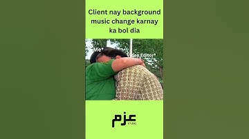Client: ‘Let’s change the background music.’ Video editor: ‘Why are you doing this to me?’ 🎧😭