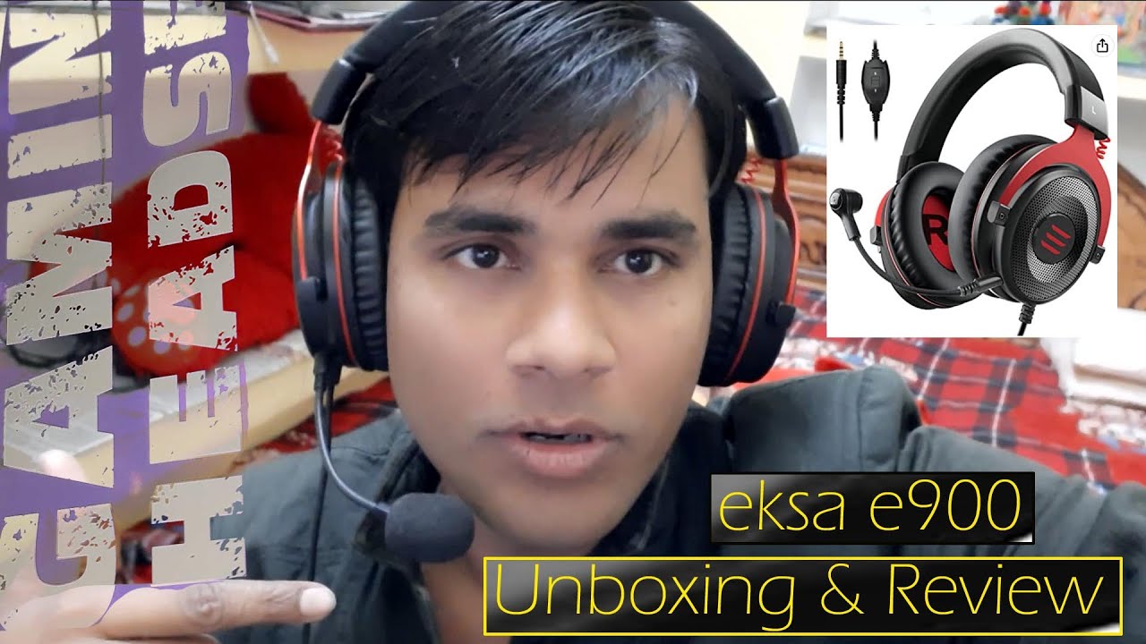 EKSA E900 Wired Stereo Gaming HeadsetOver Ear Headphones with Noise