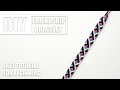 Diamonds Lines Shadow Macrame Friendship Bracelets | Easy Tutorial for Beginner