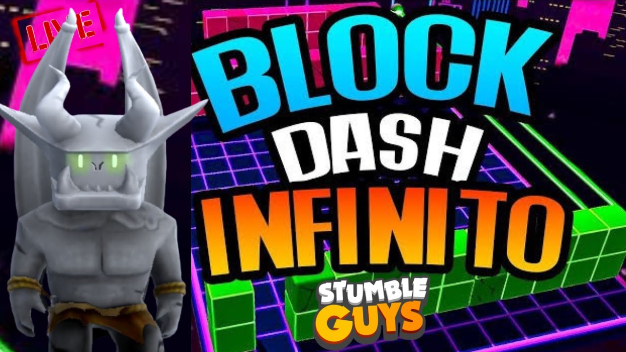 🔴BLOCK DASH LENDARIO🔴 LIVE STUMBLE GUYS BLOCK DASH LENDARIO IFINITO AO  VIVO🔴#stumbleguysaovivo 