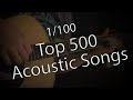 Top 500 songs for acoustic guitar 1/100