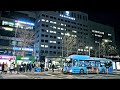 [4K] Seoul Winter Night Walk - City Hall,Seodamun,aeogae,gongdeok | 서울 겨울 야경 여행 - 시청,서대문,충정로,애오개,공덕