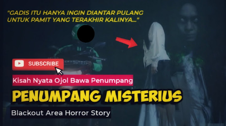NGERI KISAH HOROR OJOL BAWA PENUMPANG GHAIB | KISAH NYATA HOROR #horrorsstory#ojolstory #podcast