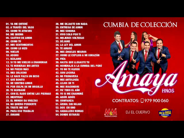 AMAYA 54 EXITOS DE CUMBIA TROPICAL class=