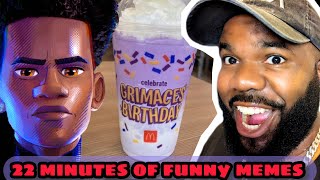 Miles Morales drank the Grimace Shake? - NemRaps Try Not To Laugh 362