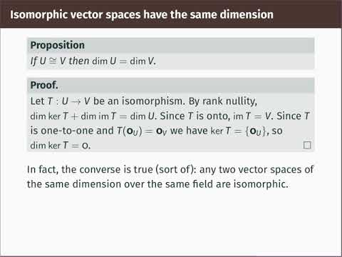 L49: isomorphisms