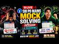 Live Exam Room Strategy: Solving SBI PO Mains Reasoning Mock 🔴