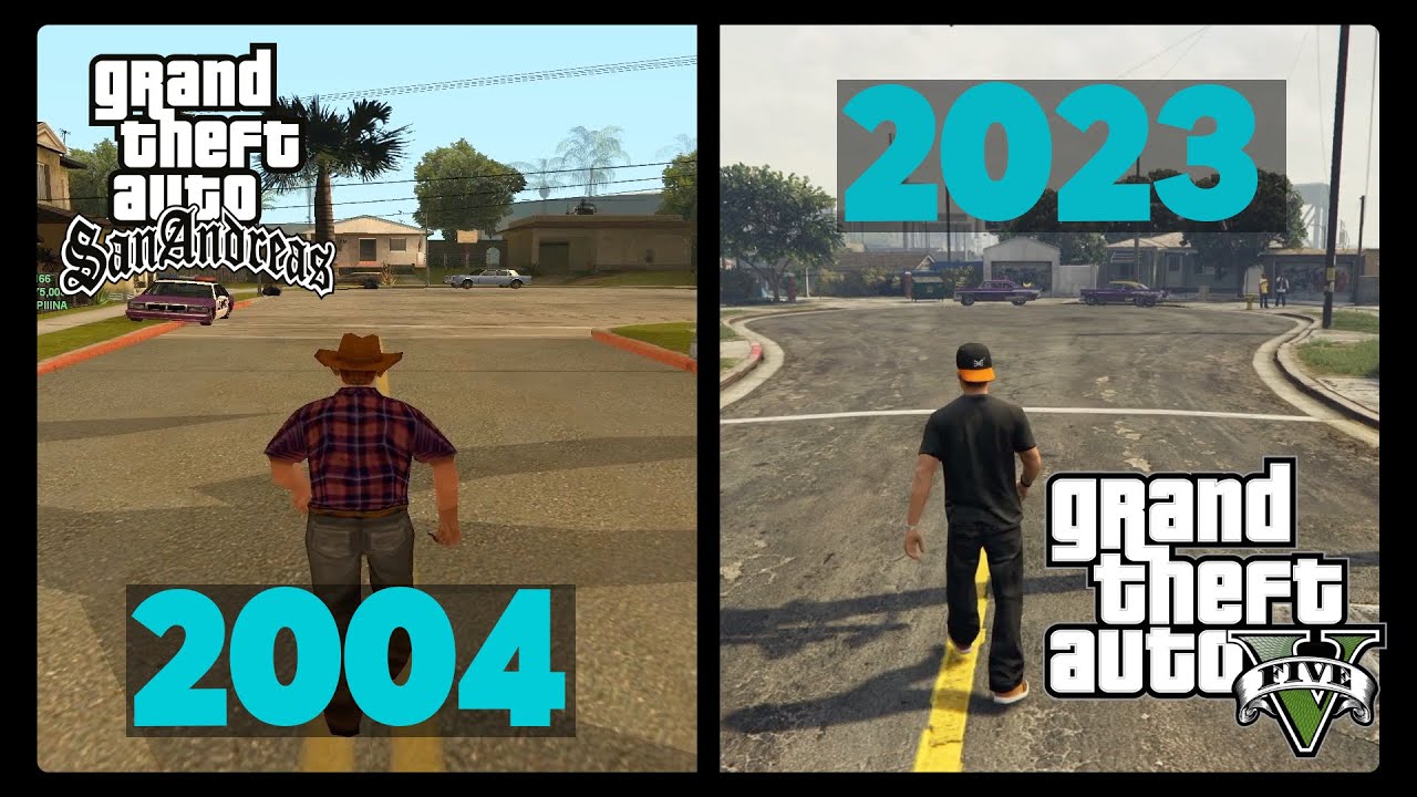 GTA 5 vs. San Andreas - Změna Los Santos