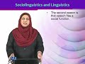 ENG510 Sociolinguistics Lecture No 3