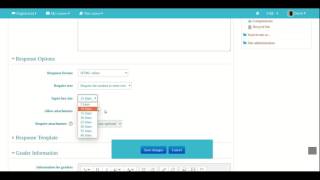 Essay questions in Moodle