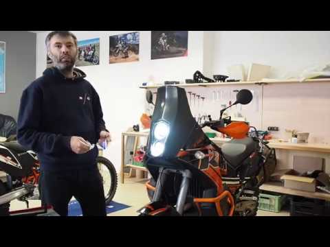 KTM LED R/G kit installation - YouTube