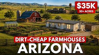 10 Arizona Farmhouses Come With Serious Acreage... These Hidden Deals Are Insanely Cheap!