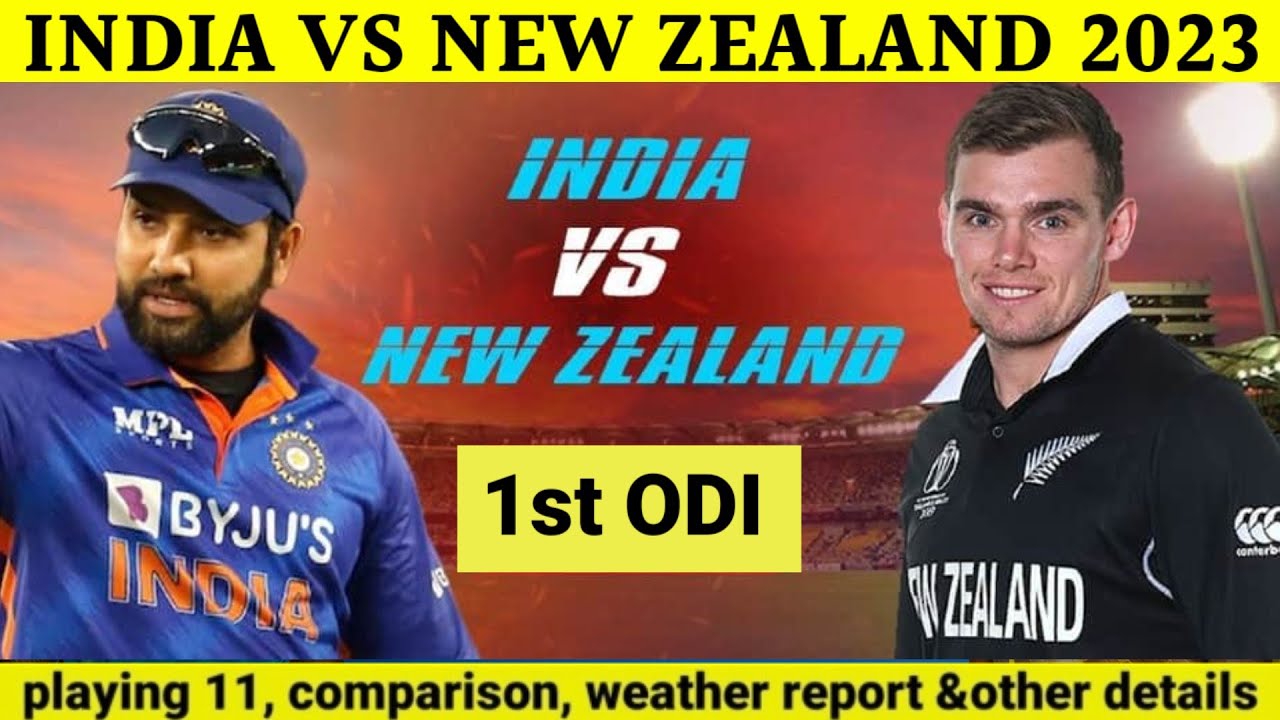 IND vs NZ ODI Match 1 Highlights India vs new zealand match 1st