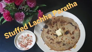 STUFFED LACHHA PARATHA | Whole Wheat | No Maida