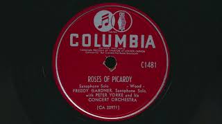 1949 FREDDY GARDNER Roses Of Picardy PETER YORKE Orchestra - 78 RPM Record
