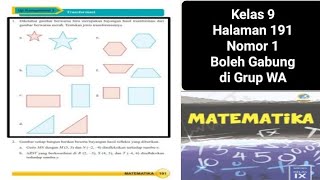 Mathematics, Grade 9, Page 191, Number 1