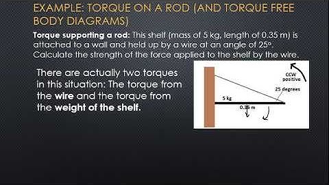 Torque Example Problem