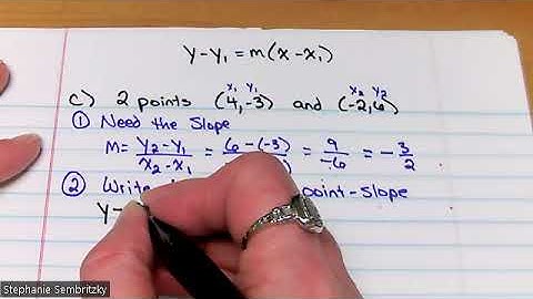 2 3 Slope and Lines Video