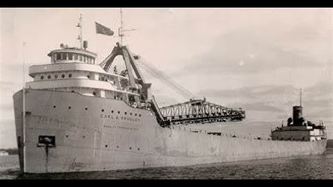 Sinking of the carl d. Bradley - 64 years later - the ocean liner enthusiast - floating sandbox.