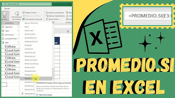 COMO USAR LA FUNCIÓN PROMEDIO.SI EN EXCEL🟢