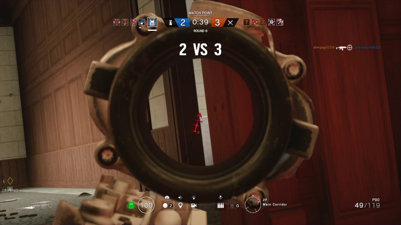 Tom Clancy's Rainbow Six® Siege p90 ace - YouTube