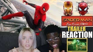 SPIDER-MAN: FAR FROM HOME - Official Trailer REACTION