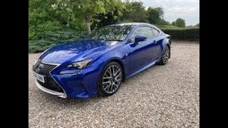 SO16XMM Lexus RC 2.5 300h F-Sport Coupe 2 door