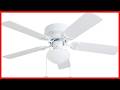 Low Profile Ceiling Fan Perfect for Small to Medium Rooms