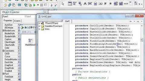 鱼C记事本 V1.0（下）   阶段性上机实践（小结）04   零基础入门学习 Delphi 028｜小甲鱼—零基础入门学习 Delphi
