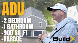 Plymouth ADU with 2-Car Garage Under! 🚗🏡 | Full Tour of a Custom 900ft² Build | BuildX