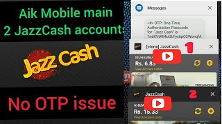 How to Clone JAZZCASH app| How to use many JAZZCASH accounts in one Phone | Jazz Cash OTP problem