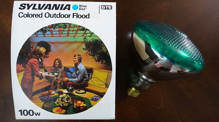 Sylvania 100watt BR40 Green Flood Light Bulb