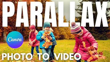 How to Turn 2D Photo into 3D Parallax | Photo to Video in Canva