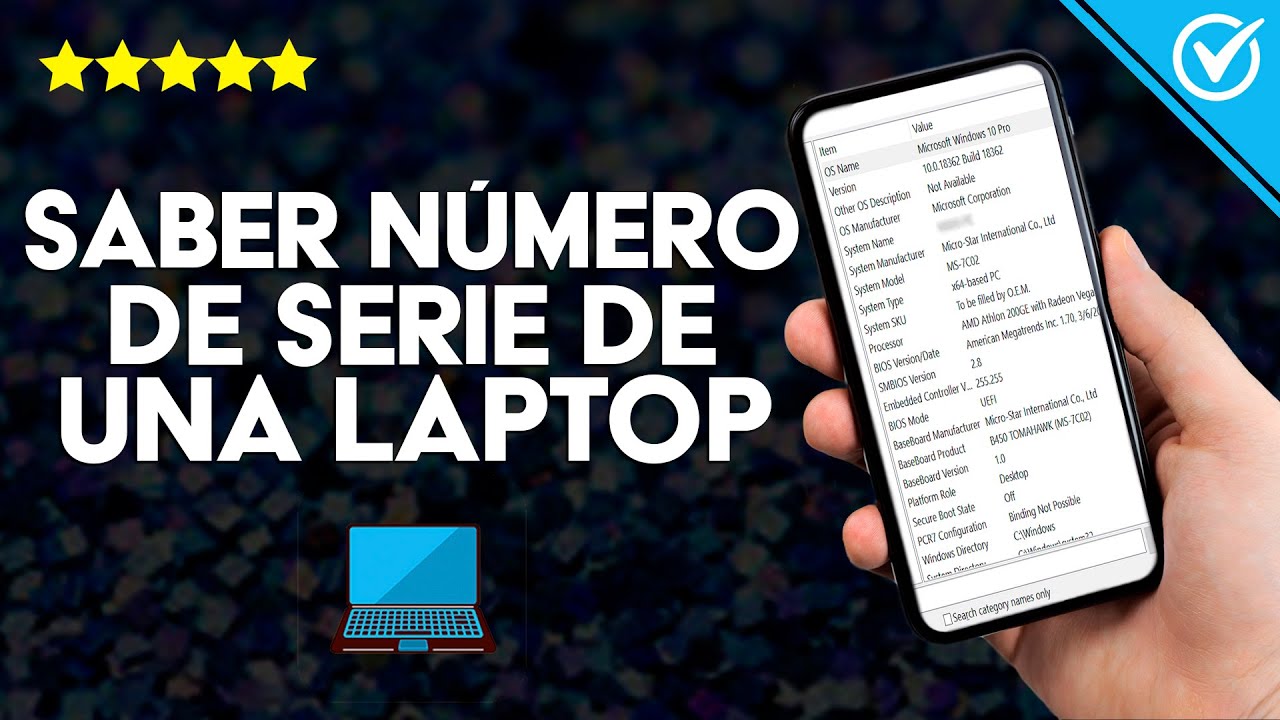 Cómo Saber el Número de Serie y Modelo de la Laptop de Forma Sencilla y Rápida YouTube Cómo Saber el Número de Serie y Modelo de la Laptop de Forma Sencilla y Rápida YouTube