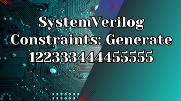 System Verilog Constraints: Generate Pattern 122333444455555 Using Randomization