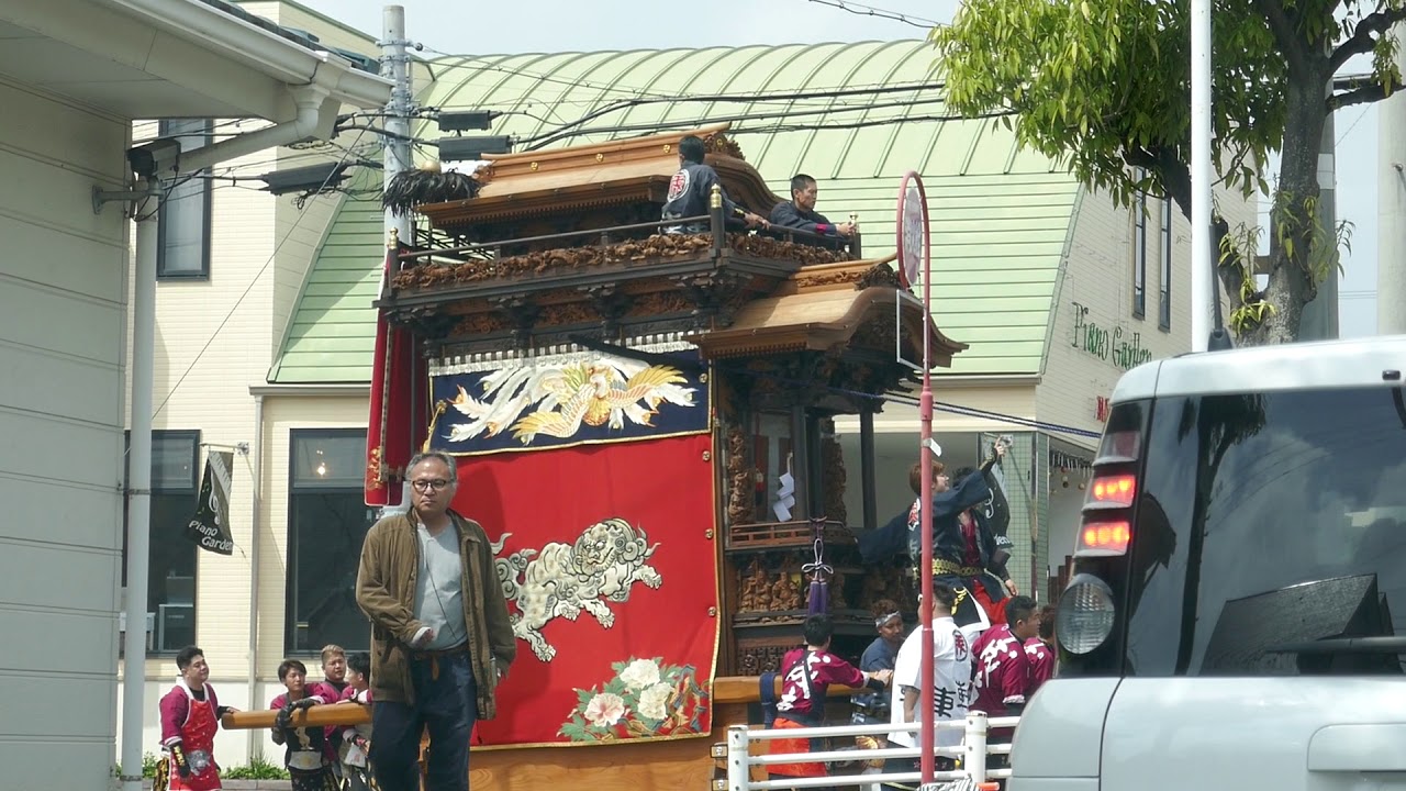 はんだ春の山車まつり2018　P1050077　成岩３・４区～北村・成車