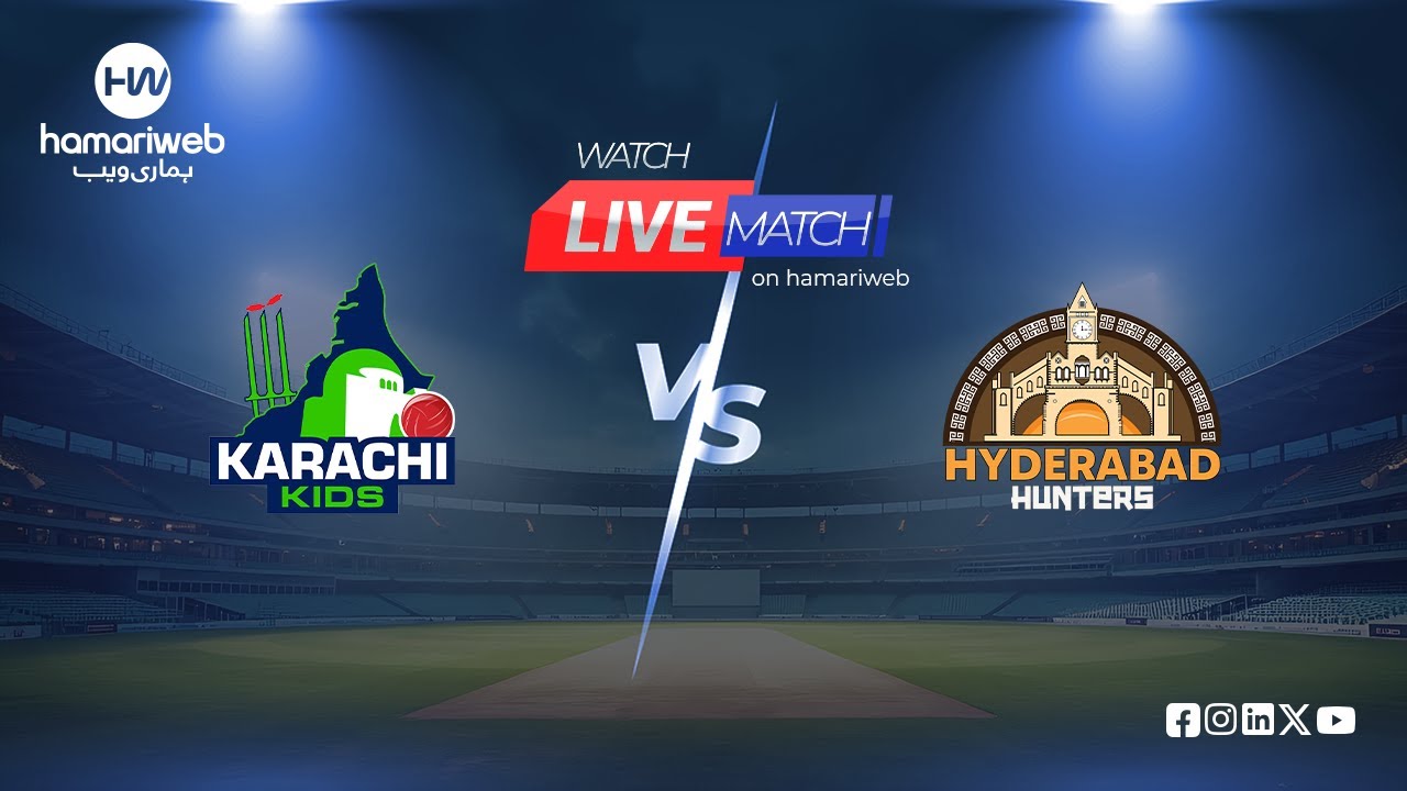 LIVE | Karachi Kids vs Hyderabad Hunters | Match 24 | 02 January 2026