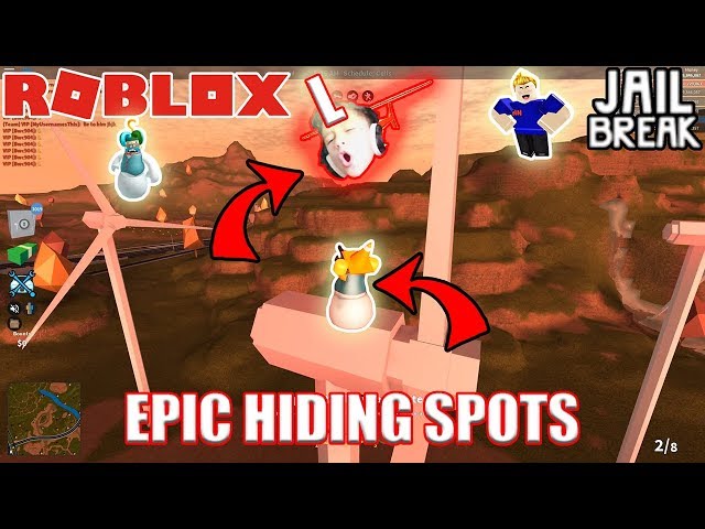 Weird Hiding Spots 1v3 Hide And Seek Part 2 Roblox Jailbreak Youtube - joeydaplayer roblox profile