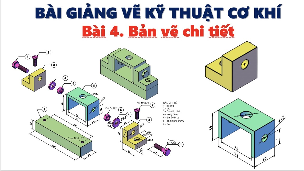 Vẽ Kỹ Thuật Cơ Khí - Bài