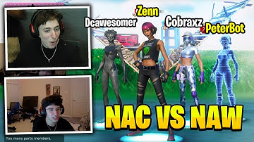 Zenn PeterBot VS Cobraxz DC 2v2 Zone Wars (NAC VS NAW)