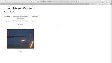 HTML5 RTSP Websocket Player