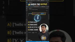 Python Quiz | What Does split() Return 🤯